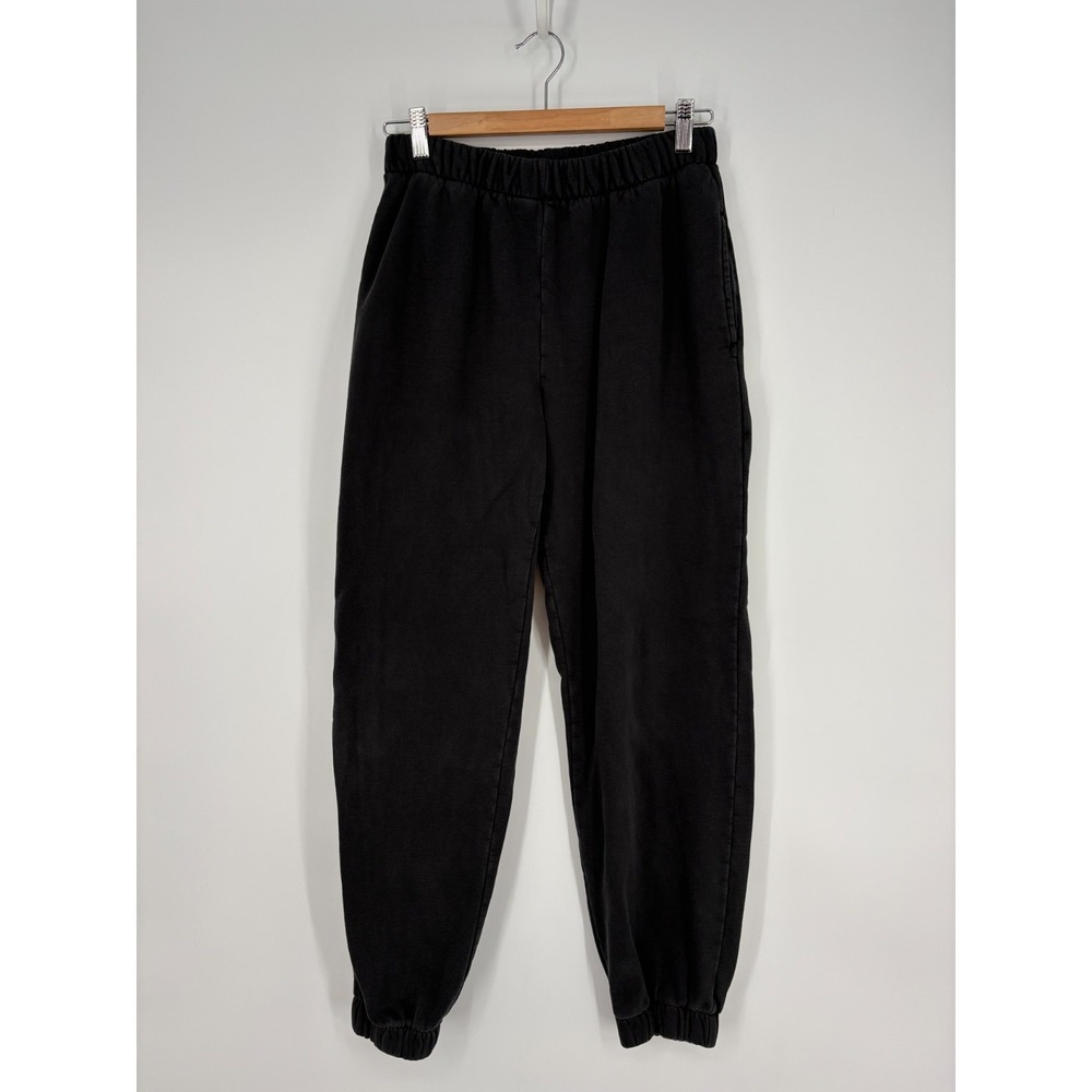 John Galt Brandy Melville Joggers S Black Cotton Loungewear Street Sweatpants